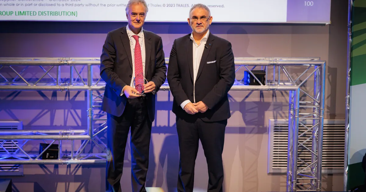 LGM reçoit l'Award de l'innovation Thales